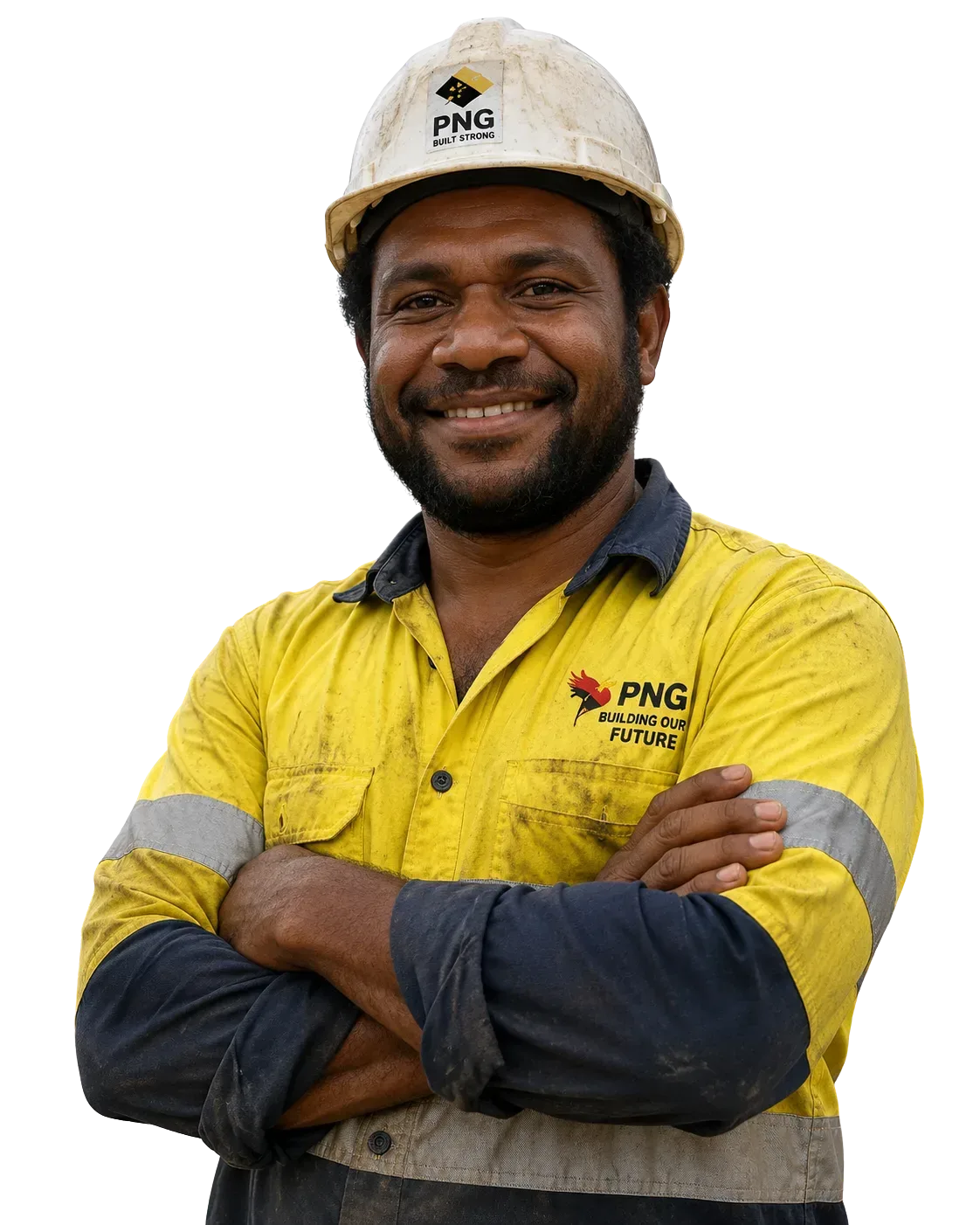 Papuan Construction worker